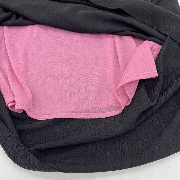 Kay Unger Women Black pink Party/cocktail Dress size 4 lined - Picture 6 of 7